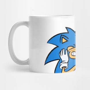 Blue Hedgehog Mug